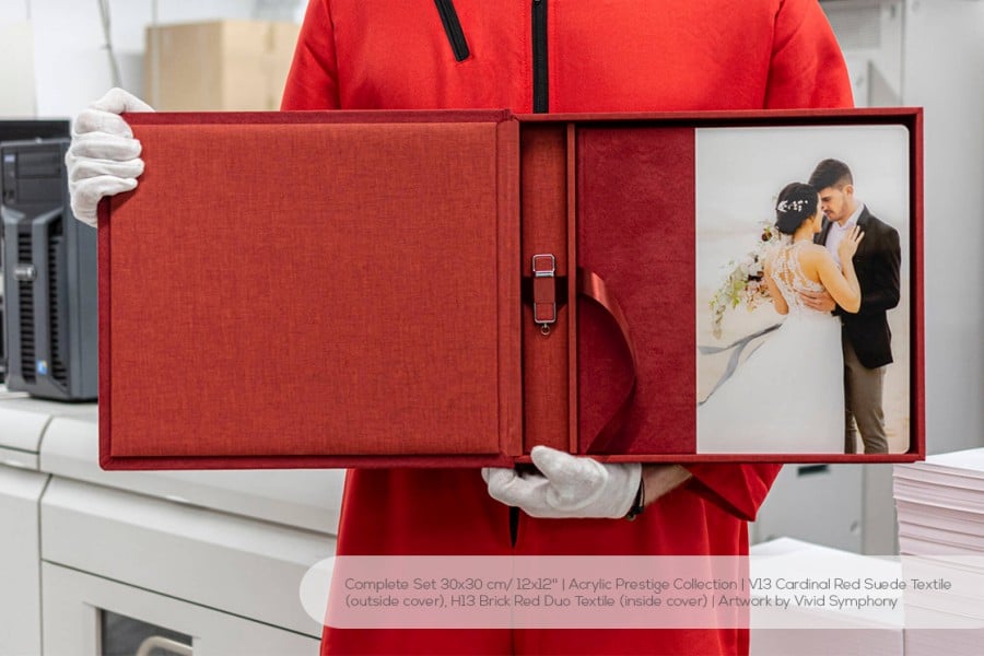 Professional Wedding Album Set with USB