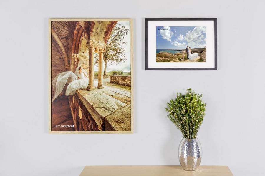 Framed print as a minisession product pick
