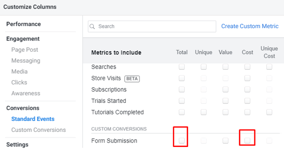 how to track form submission