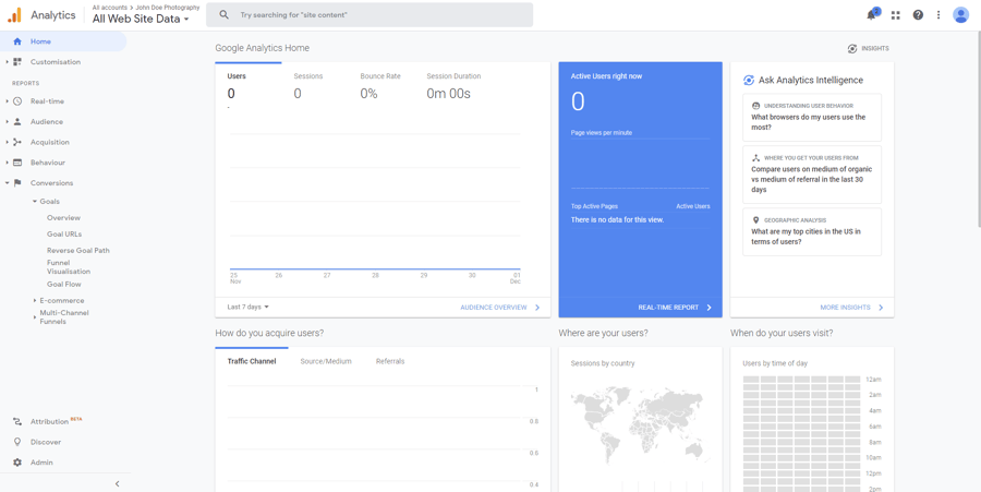 How to Use Google Analytics for your Photography Business