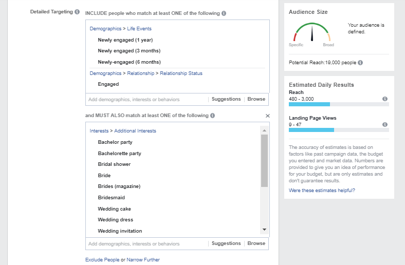 Facebook Ads - Targeting on Engaged