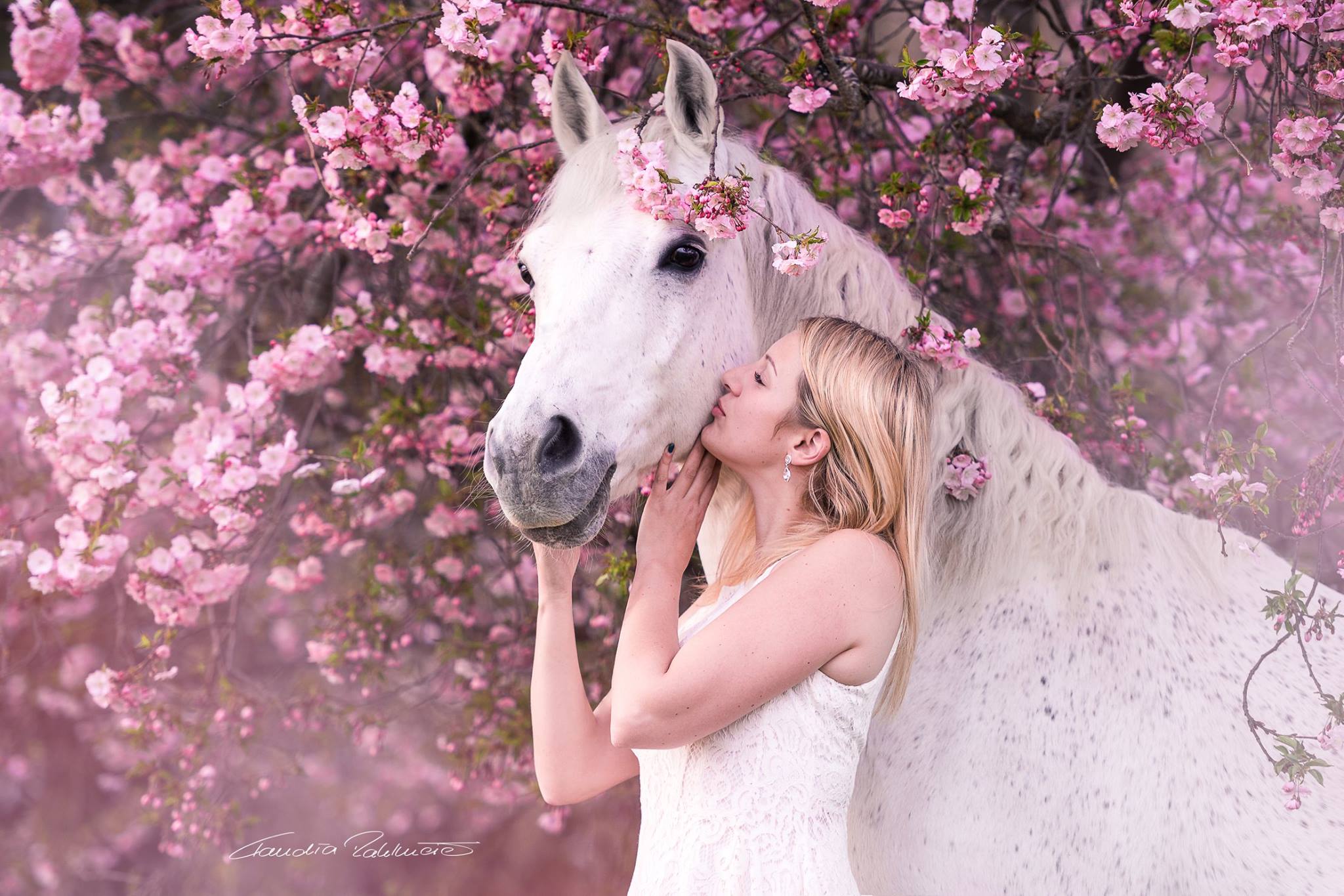 Fantasy Portrait With Horse