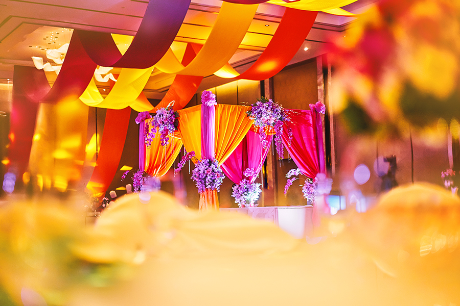 vibrant photo from an indian wedding