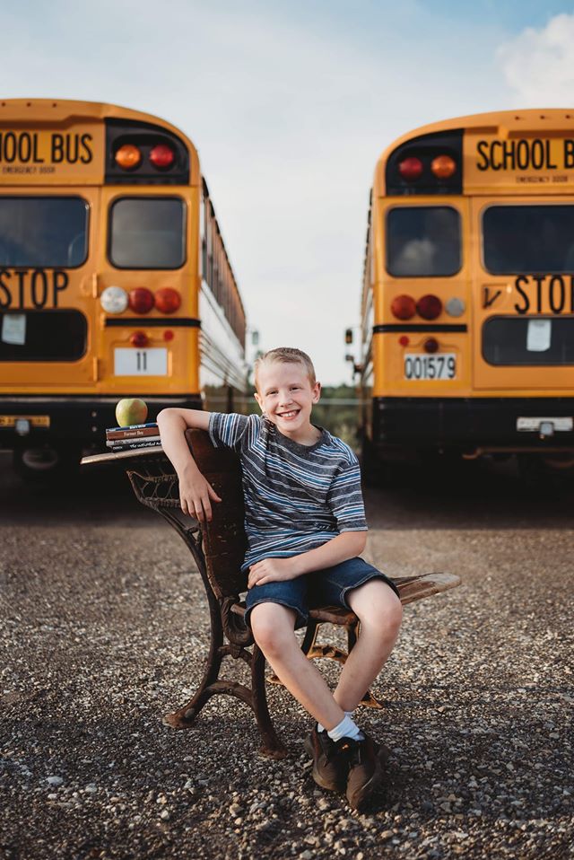 Outdoor Back to School mini session by Dearheart Photography