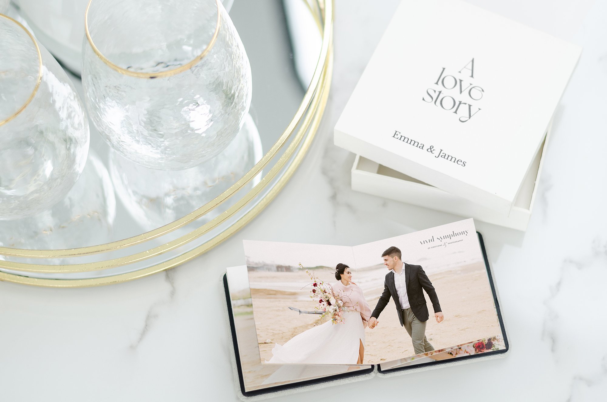 Professional Wedding Photography Mini Photo Book