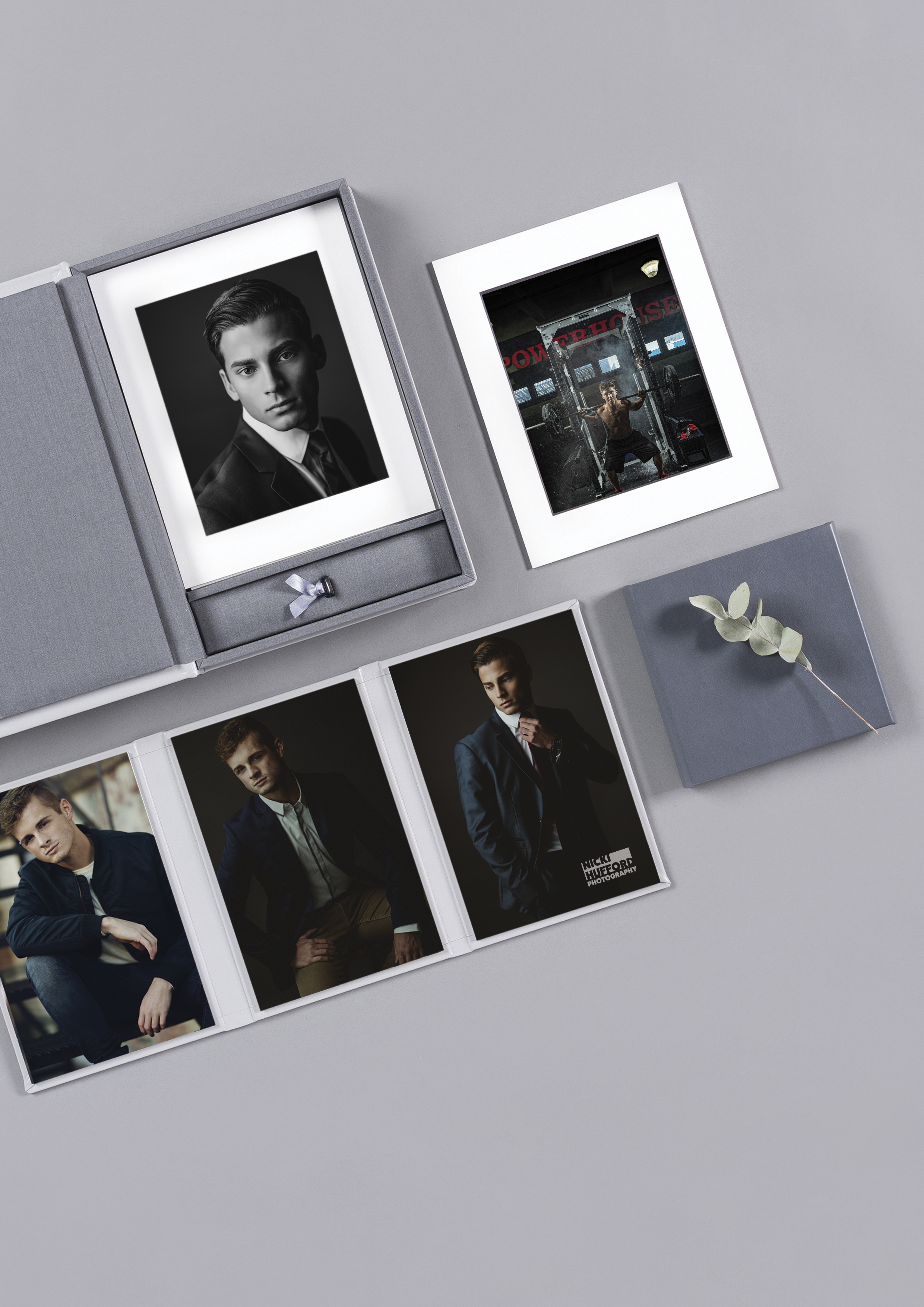 Folio Box and Trifold with Teen Portraits