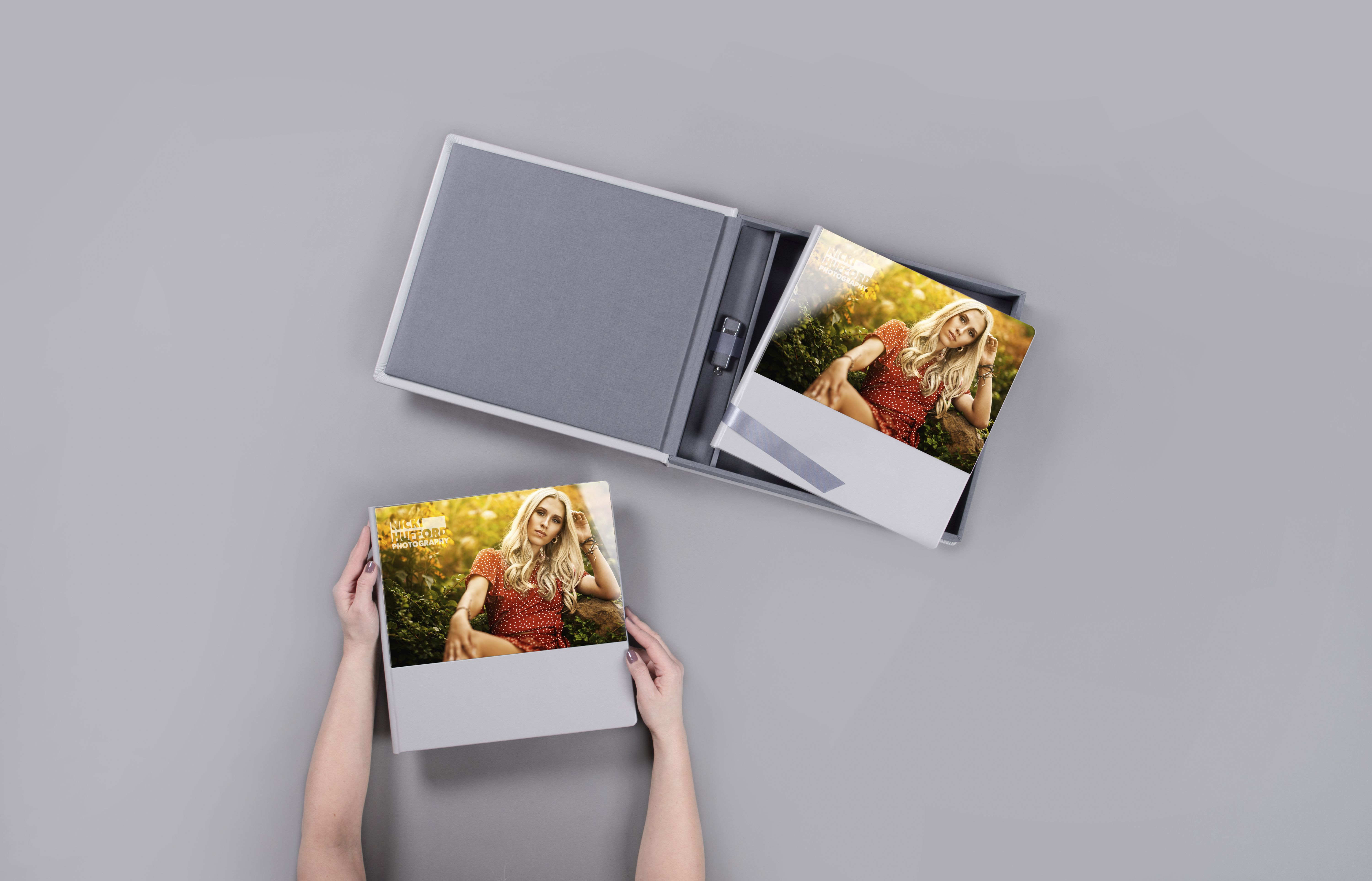Photo Albums with Acrylic Covers and USB Memory Sticks