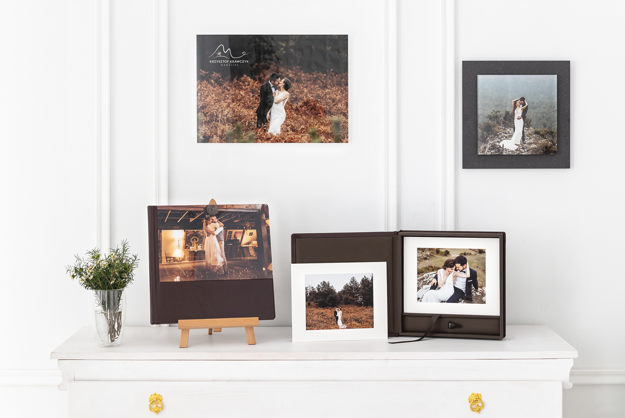 custom acrylic books for wedding photos