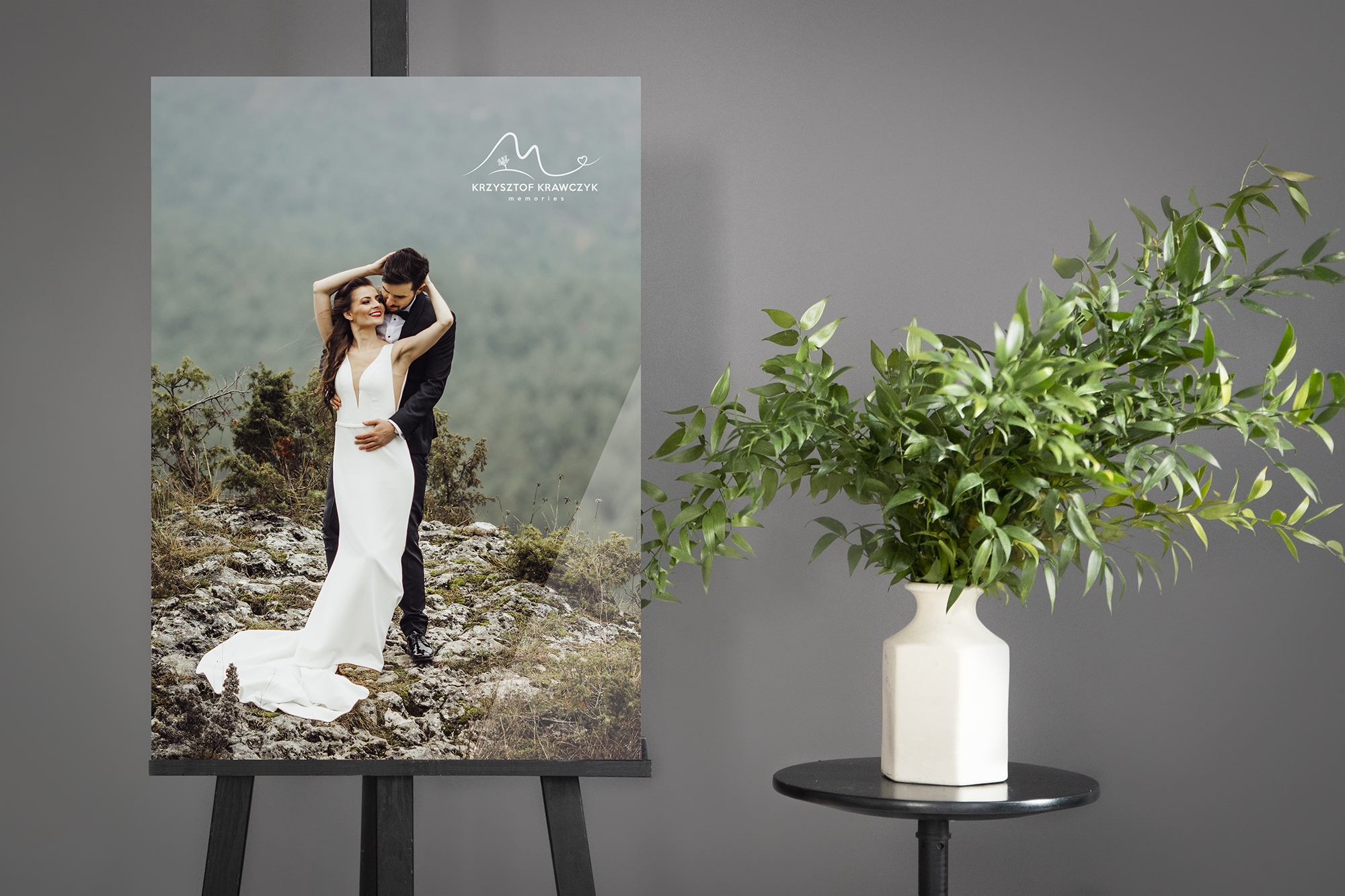 Printed Wedding photo of professional photography